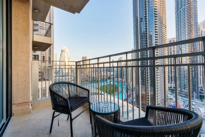 Дубай: Luxurious 1B With Opera & fountains views