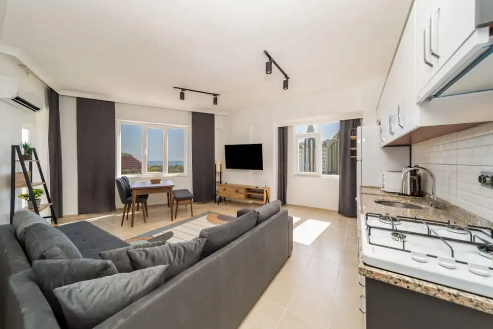 Аксу: Fantastic Flat With Balcony and View in Aksu