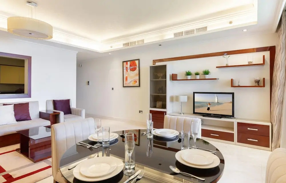 Дубай: Charming Apt With Arabesque Sea View on the Palm Jumeirah