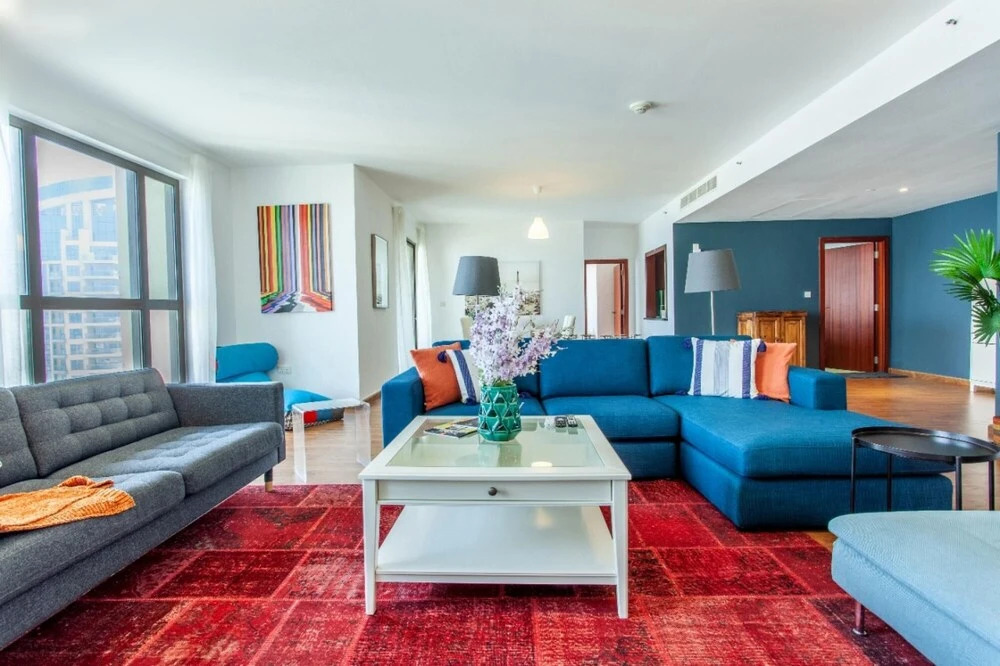 Дубай: JBR Beach Front 4 Bed High Floor