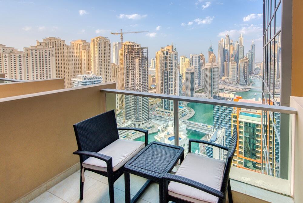 Дубай: SuperHost - Deluxe Studio with Stunning Marina Views - JW Marriott Dubai Marina