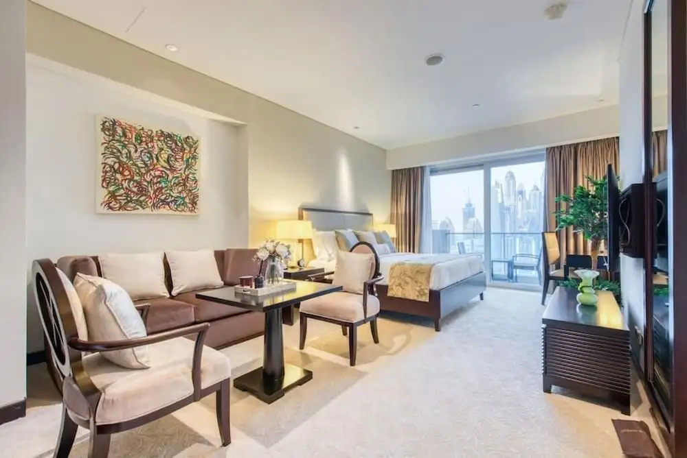 Дубай: SuperHost - Deluxe Studio with Stunning Marina Views - JW Marriott Dubai Marina