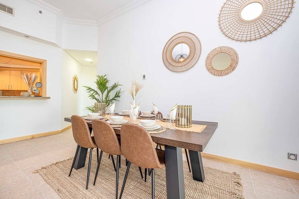 Дубай: Palm Jumeirah 2 Br M - Full Sea And Beach View