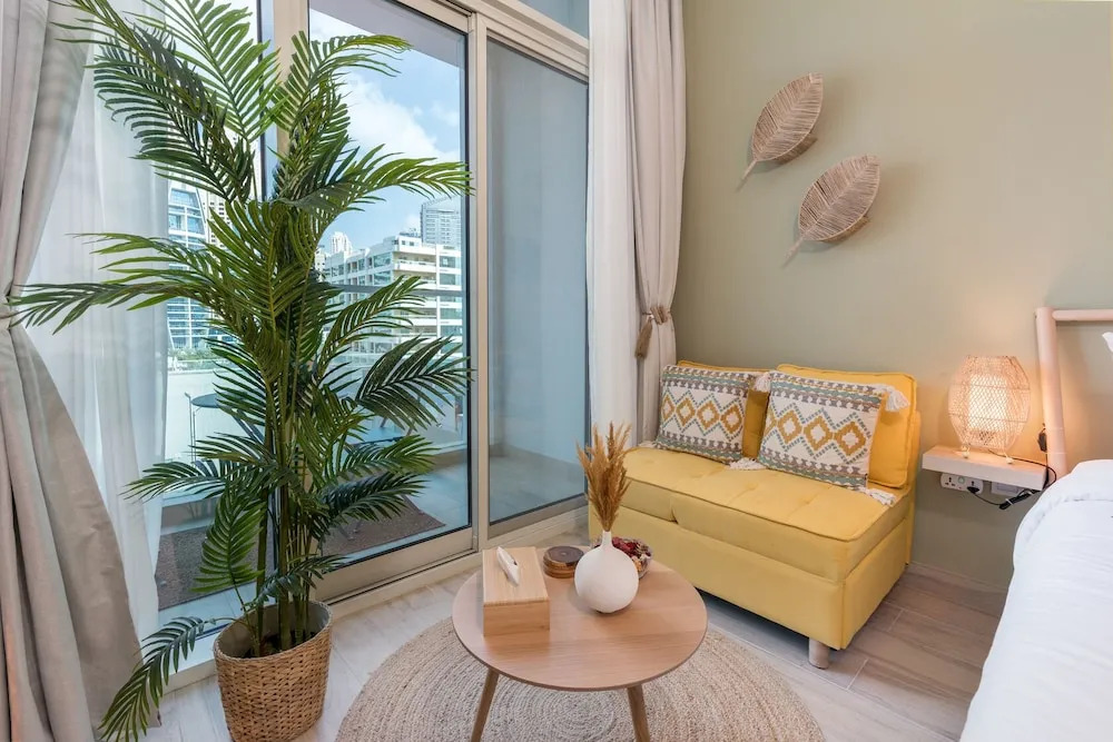 Дубай: Stunning Apt Marina view with Balcony
