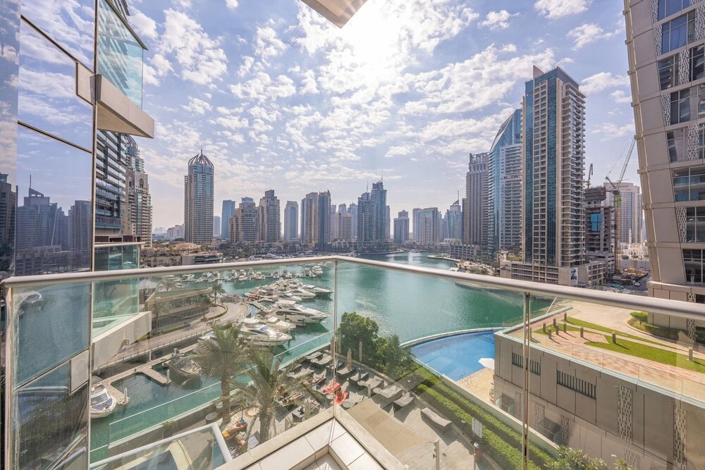 Дубай: Tanin - Luxury Waterfront Apt with Stunning Marina Views