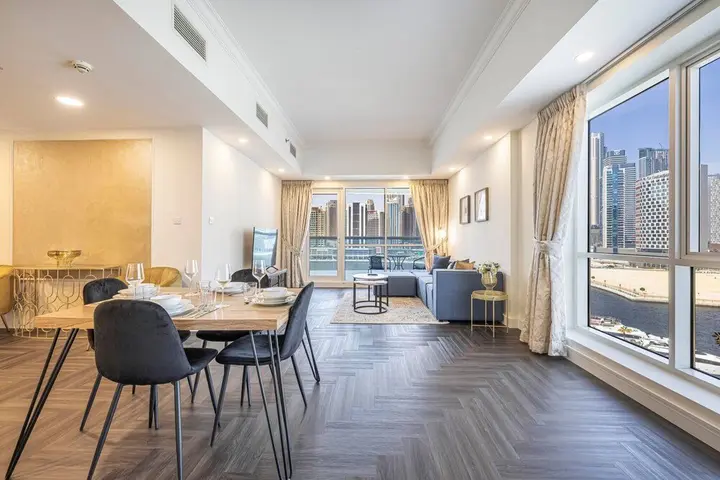 Дубай: Stylish 1br - Extra Bed With Burj Khalifa View