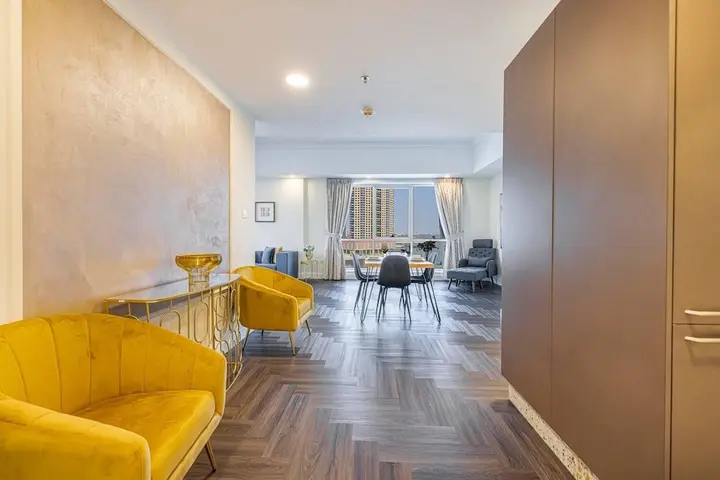 Дубай: Stylish 1br - Extra Bed With Burj Khalifa View