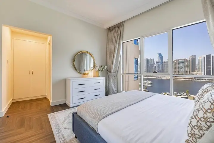 Дубай: Stylish 1br - Extra Bed With Burj Khalifa View
