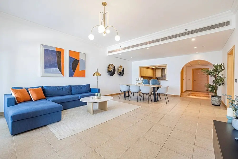 Дубай: Full Sea And Burj Al Arab View 2 Br Extra Room