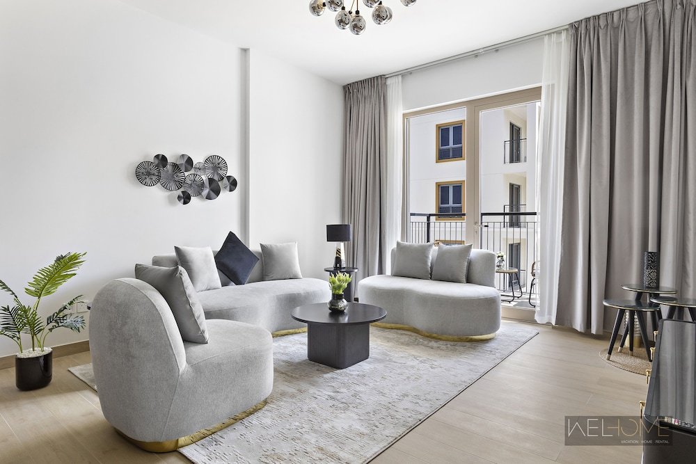 Дубай: WelHome - Incredible Waterfront Apt With Mesmerizing views