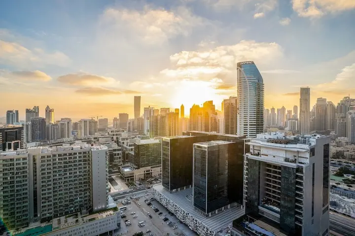 Дубай: Tanin - Fabulous Apt With Burj Khalifa View From Balcony