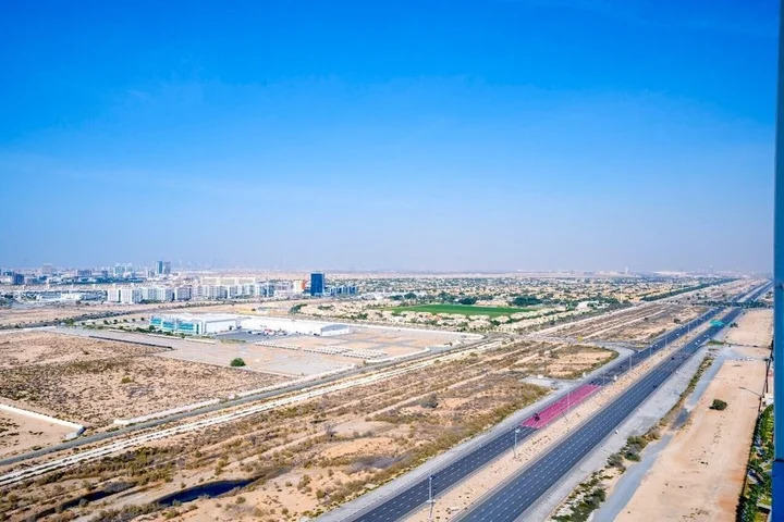 Дубай: Tanin - Incredible City Vista From Balcony of Fancy Studio