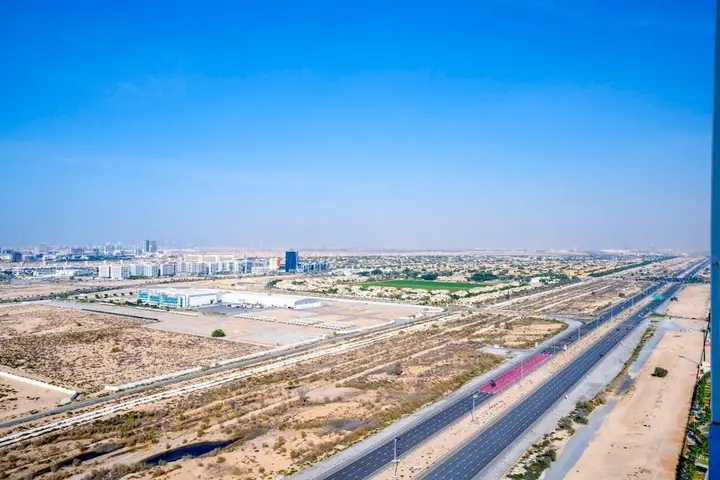 Дубай: Tanin - Incredible City Vista From Balcony of Fancy Studio