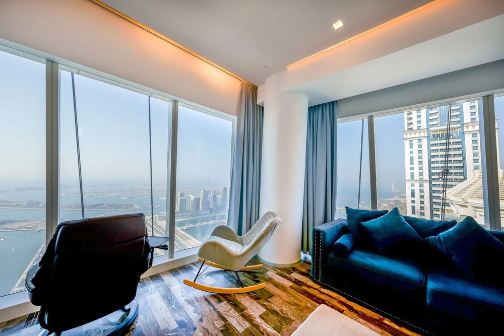 Дубай: Tanin - Stunning Fendi Apt for 8 Facing Palm Jumeirah