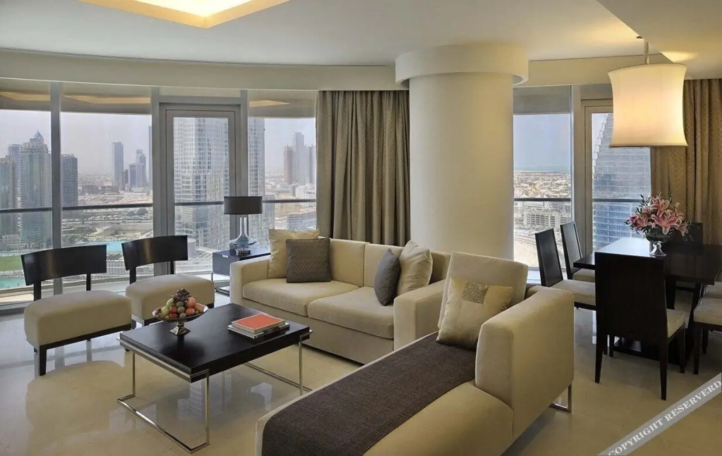 Дубай: SuperHost - Luxurious Apartment, 2-min From The Burj Khalifa, Address Dubai Mall
