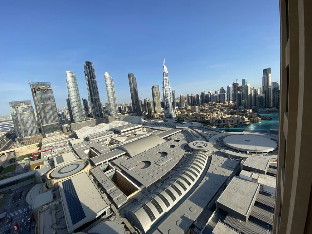 Дубай: SuperHost - Glamorous Apt with Terrace Overlooking Skyline I Address Dubai Mall