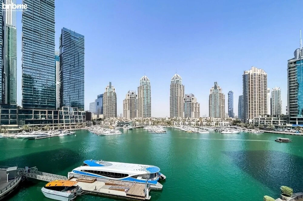Дубай: Scintillating Marina View From 1BR Apt