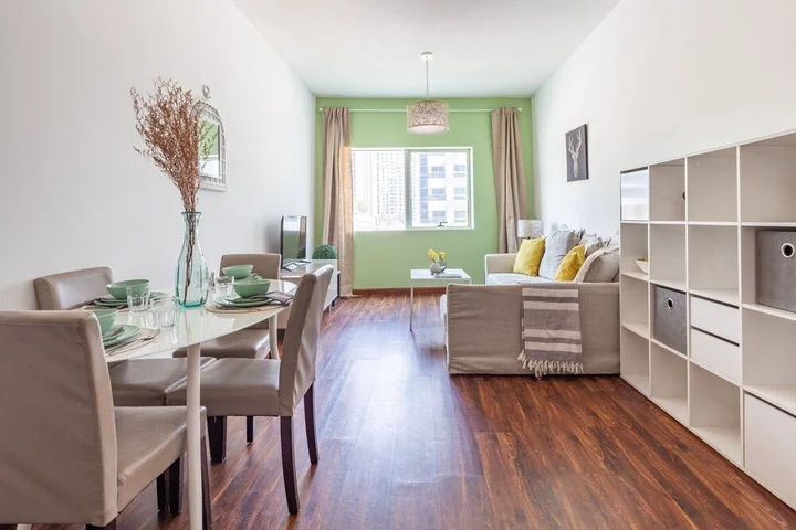 Дубай: Minutes From Beach! Bright 1BR in Dubai Marina!