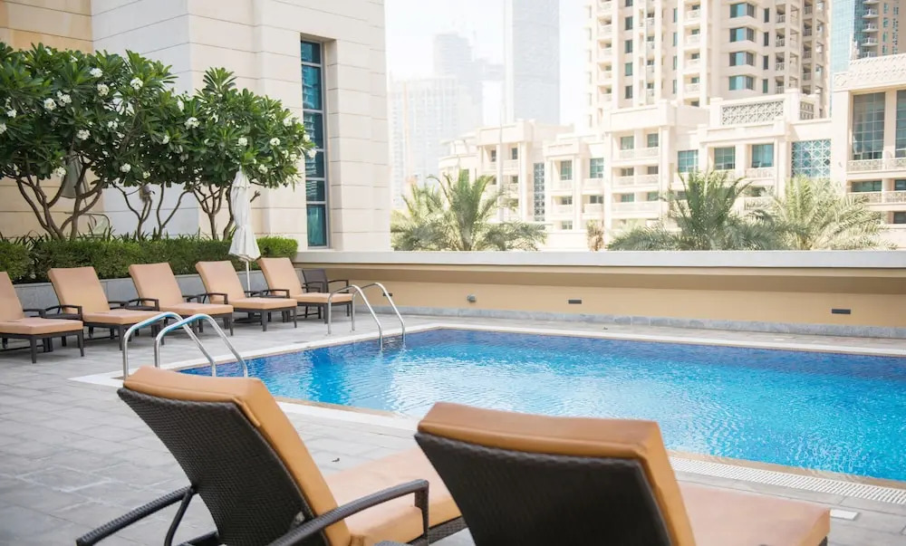 Дубай: Апартаменты Dream Inn Claren Downtown With Private Terrace