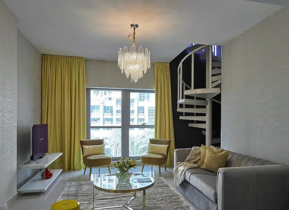 Дубай: Апартаменты Dream Inn Claren Downtown With Private Terrace