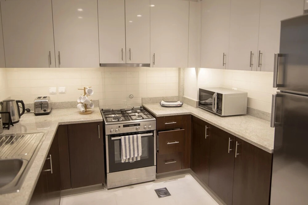 Дубай: Elegant Apt With Balcony Minutes from Burj Khalifa