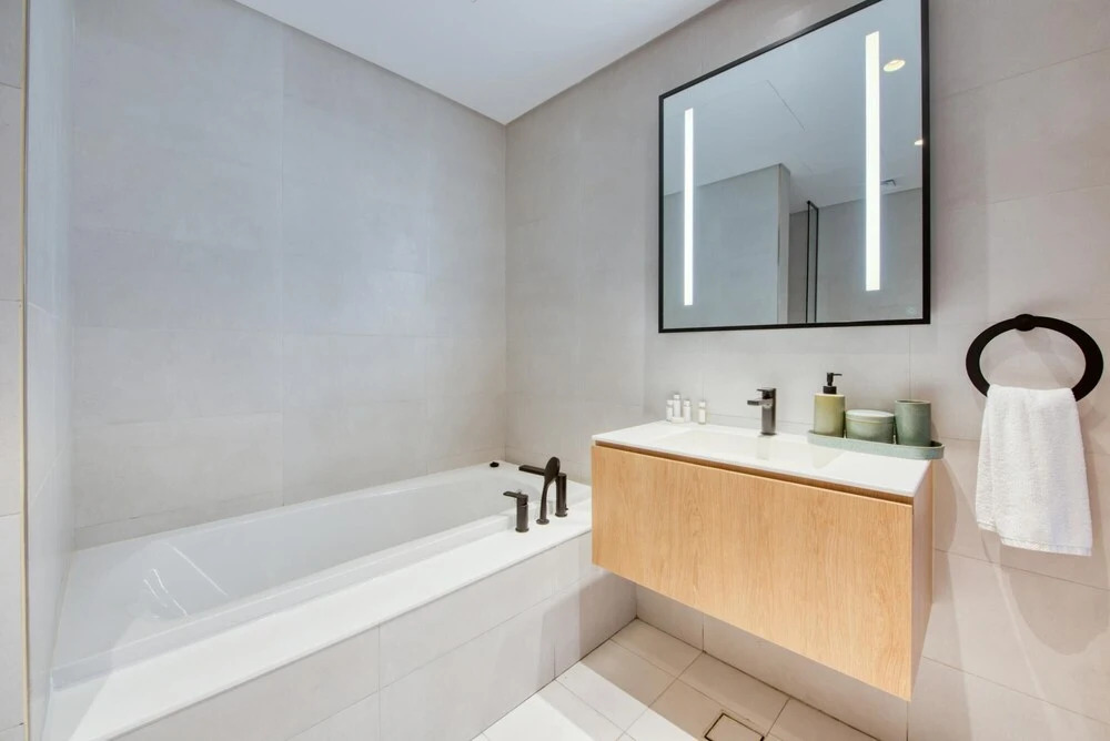 Дубай: Smart and Contemporary Apt With Burj Khalifa View