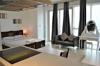 Дубай: AST - Modern studio flat with balcony