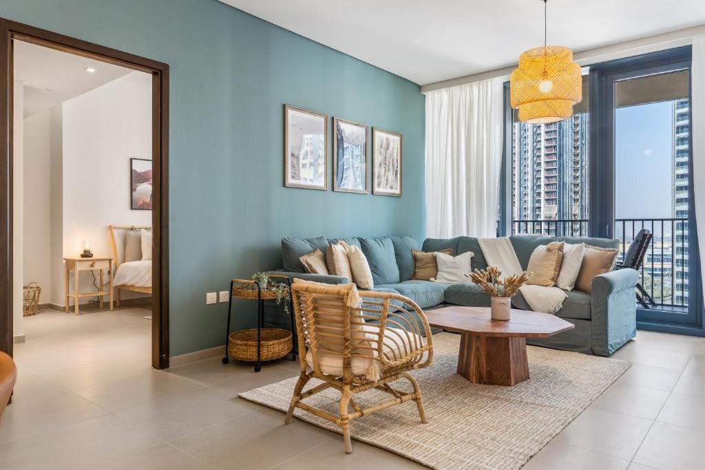 Дубай: Monty - High-End Chic Apartment, Close to Burj Khalifa