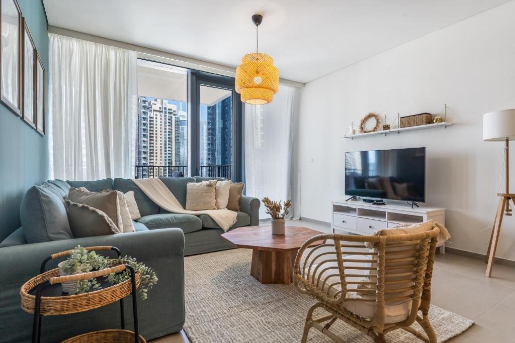Дубай: Monty - High-End Chic Apartment, Close to Burj Khalifa