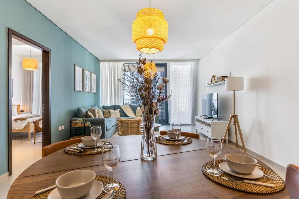 Дубай: Monty - High-End Chic Apartment, Close to Burj Khalifa