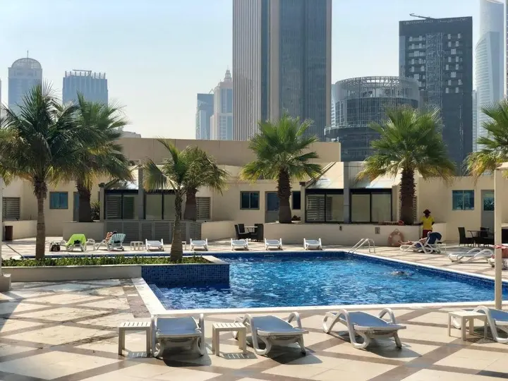 Дубай: Cosy Little Studio With Marina &partial Beach View