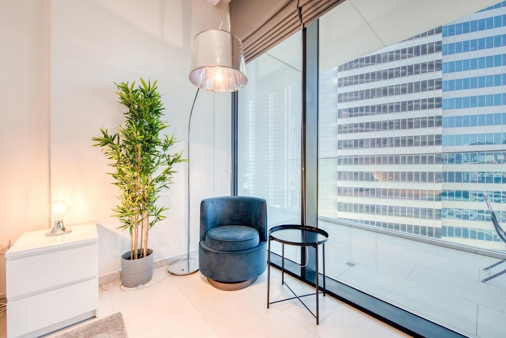 Дубай: Luxury Studio w Burj Khalifa Vw in Business Bay