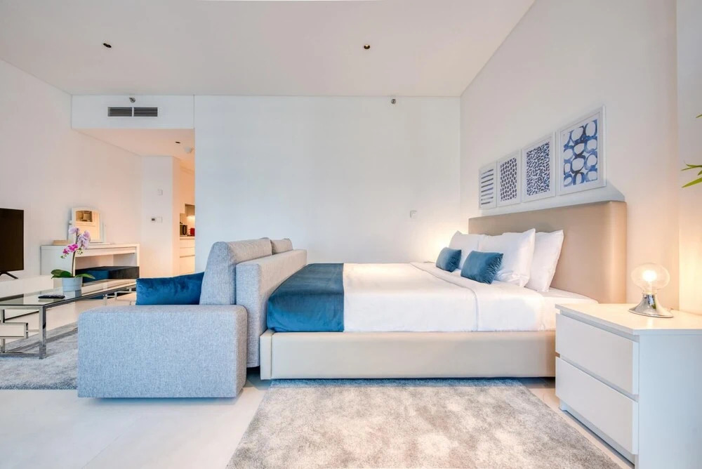 Дубай: Luxury Studio w Burj Khalifa Vw in Business Bay