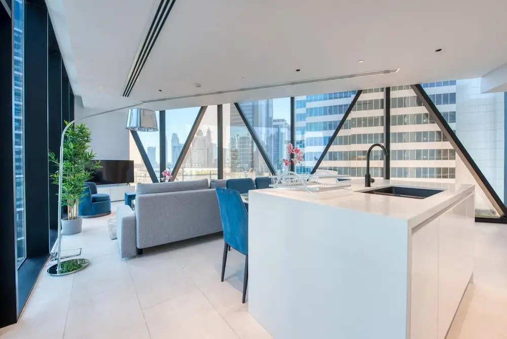 Дубай: Luxury Apt W Burj Khalifa Vw Dubai Canal Access