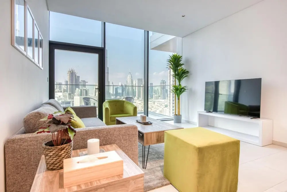Дубай: Luxury Apt W Burj Khalifa Vw Dubai Canal Access