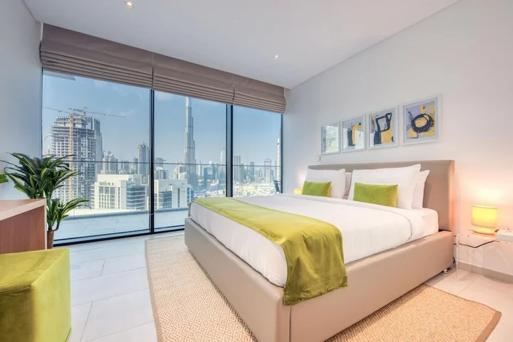 Дубай: Luxury Apt W Burj Khalifa Vw Dubai Canal Access