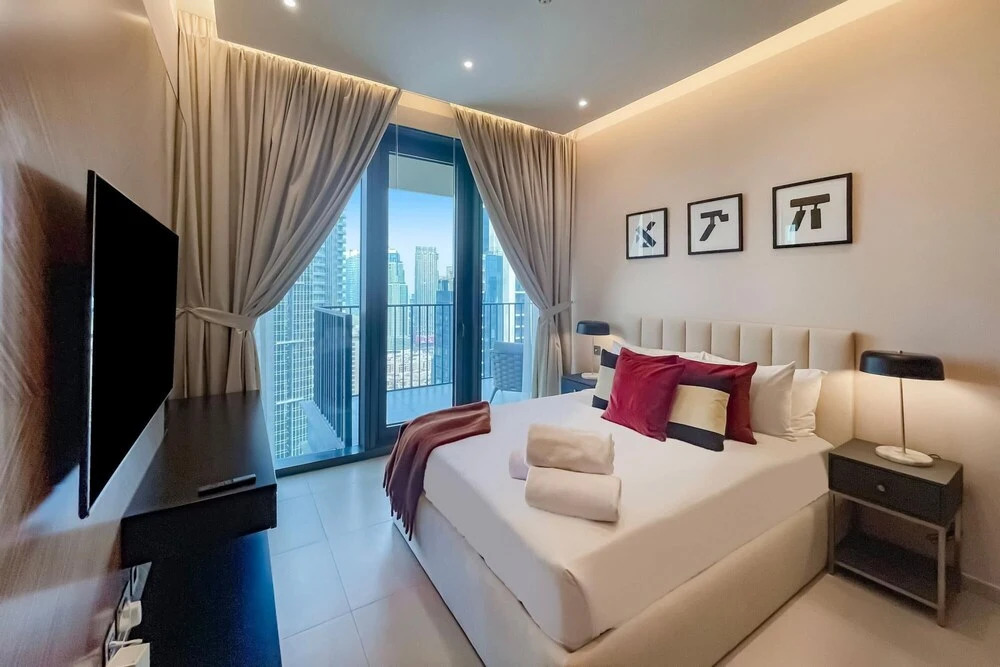 Дубай: Hyp-lux 4BR Apt With Burj Khalifa View