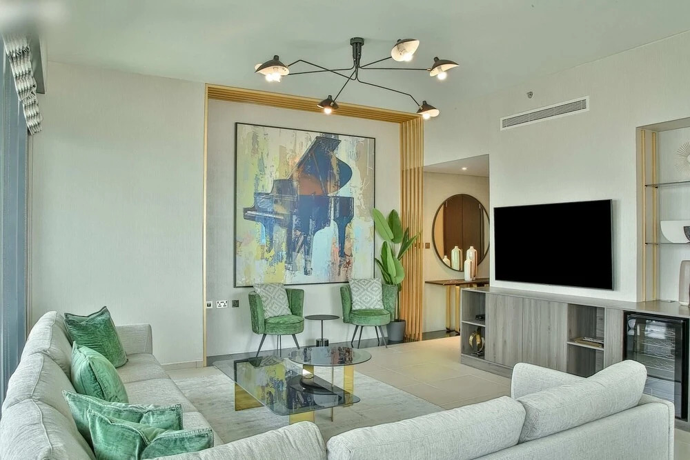 Дубай: Hyp-lux 4BR Apt With Burj Khalifa View
