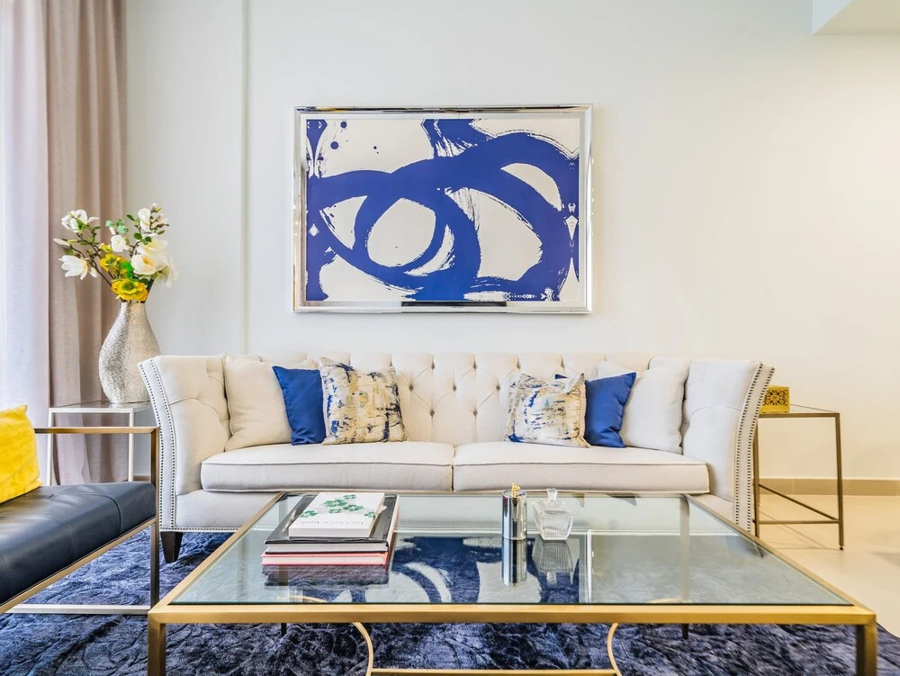 Дубай: Monty - Incredible Burj Khalifa View From this Vibrant Apt