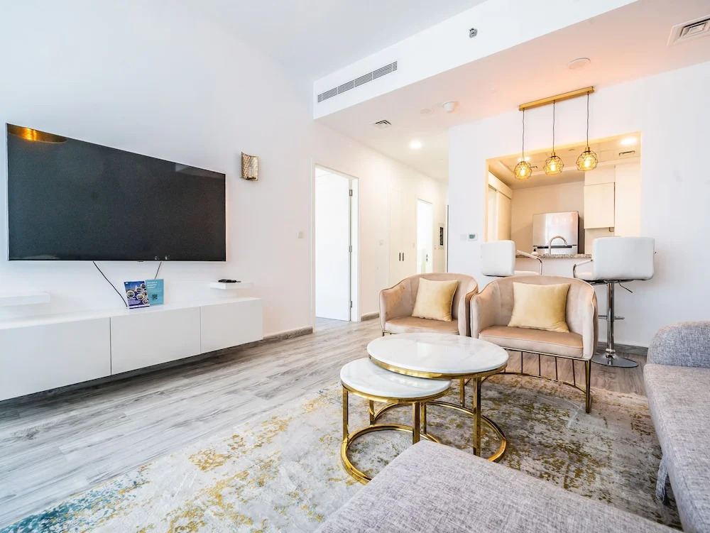 Дубай: Glamorous Apt With Balcony Facing Burj Khalifa