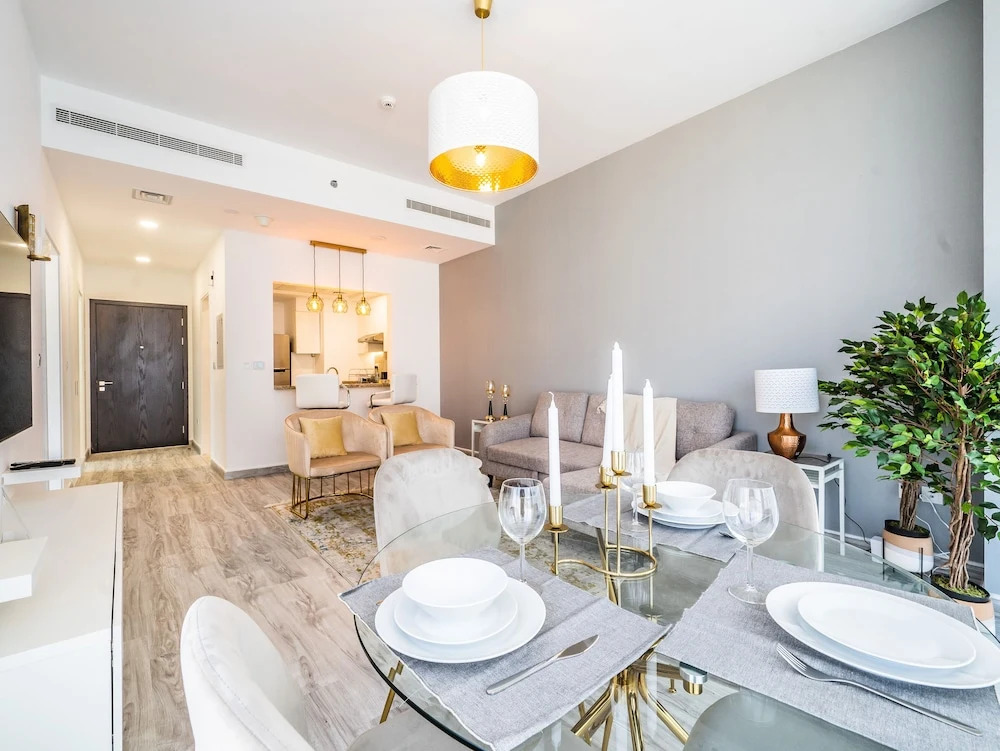 Дубай: Glamorous Apt With Balcony Facing Burj Khalifa