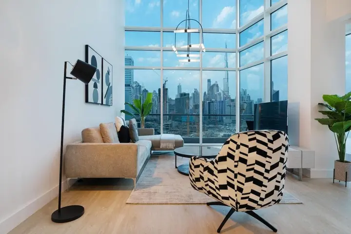 Дубай: Spectacular Duplex Apt w Canal Views
