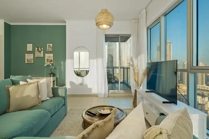 Дубай: Chic and Zen Apartment, Near Burj Khalifa Tower