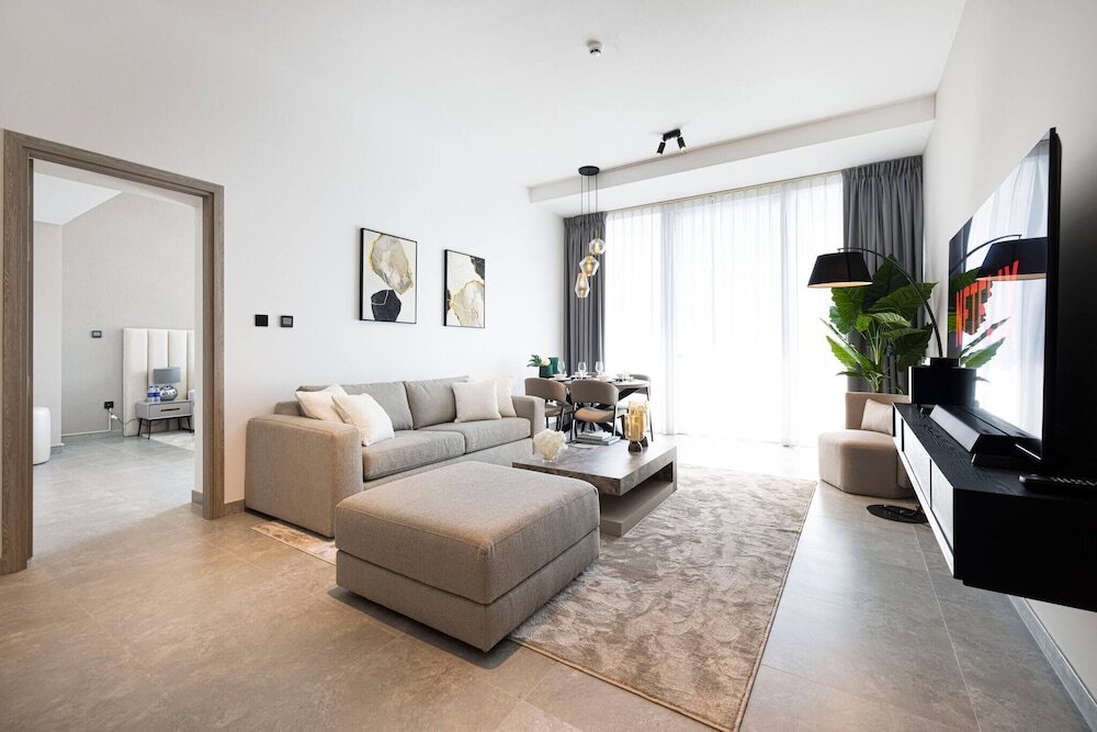 Дубай: Brand New Apt Modern 1br Amazing Marina Views