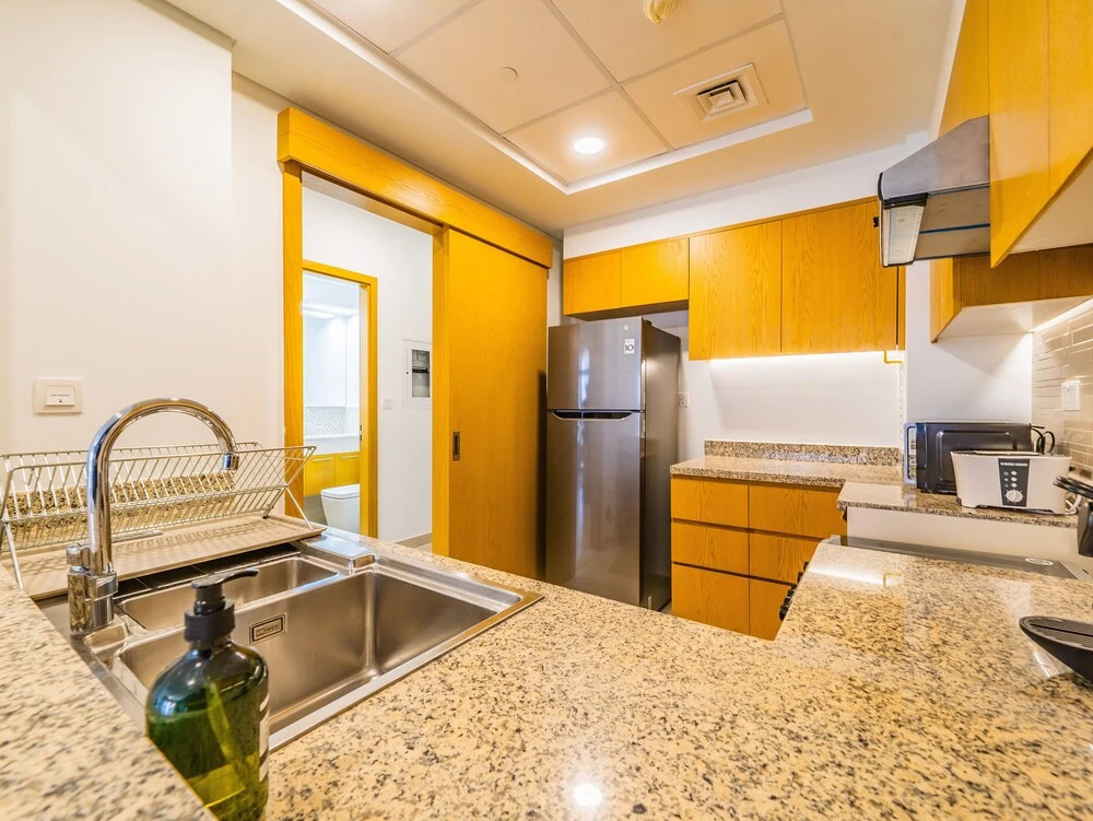 Дубай: Monty Holiday Home - Serene & Modern Apartment With Burj Khalifa View