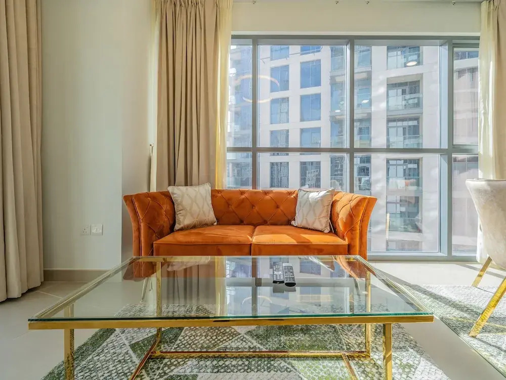 Дубай: Glamorous Apartment Facing Burj Khalifa