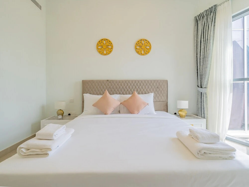 Дубай: Glamorous Apartment Facing Burj Khalifa