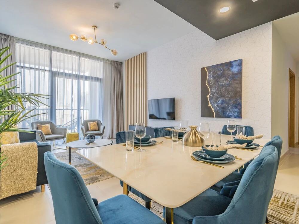 Дубай: Monty - Super Chic Apartment With Views on Burj Khalifa