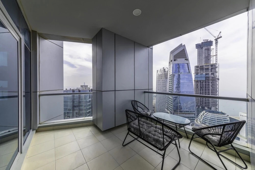 Дубай: High-floor Trendy Apt w Marina Palm Ocean Vws