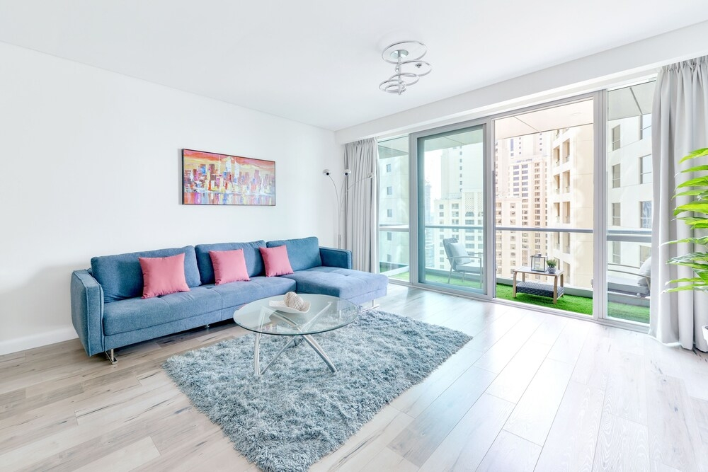Дубай: Al Fattan - Sea View - Luxury JBR - Free Beach Resorts Access!